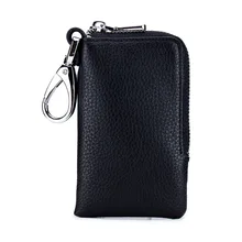 MELOVO, женский и мужской кошелек для монет, натуральная кожа, чехол для автомобильного ключа, кошельки, держатель для карт, ключей, висячие, для мужчин, акция, подарки