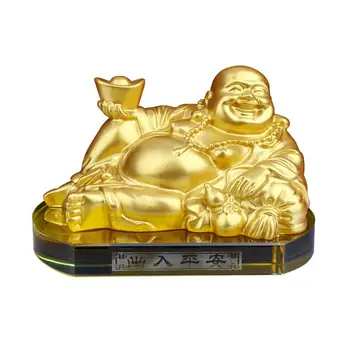 

Desktop Maitreya Ornaments Car Ornaments Perfume Holder Gold Plated Buddha Statues & Sculptures Decoration Crafts