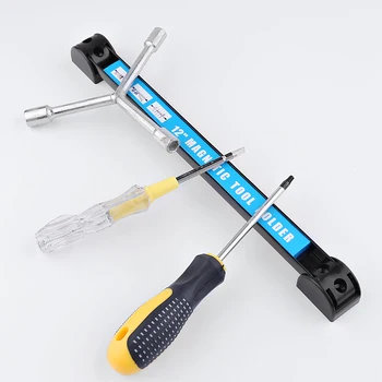 

Storage Tools12-inch Magnetic Tool Rack for Hardware Tool Storage Organizer Knife Wrench Pliers Storage Portable Magnetic Rack
