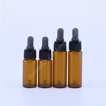 

500pcs 15ml 20ml Premium Imported material Refillable Package Essential Oil Perfume Liquid Makeup Dropper Glass bottles