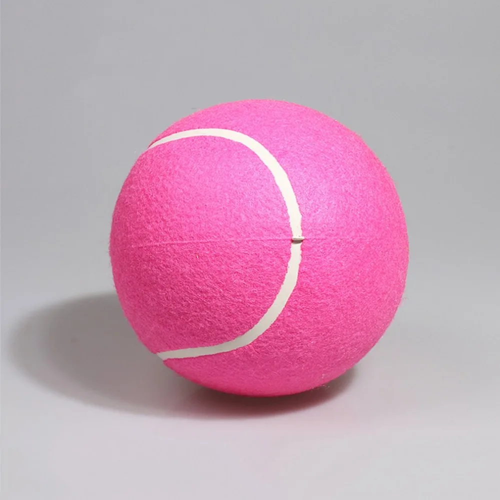 8 дюймов 9,5 дюймов надувной Теннисный мяч большой подписи Теннисный розовый красный Детский фланелевый Теннисный мяч