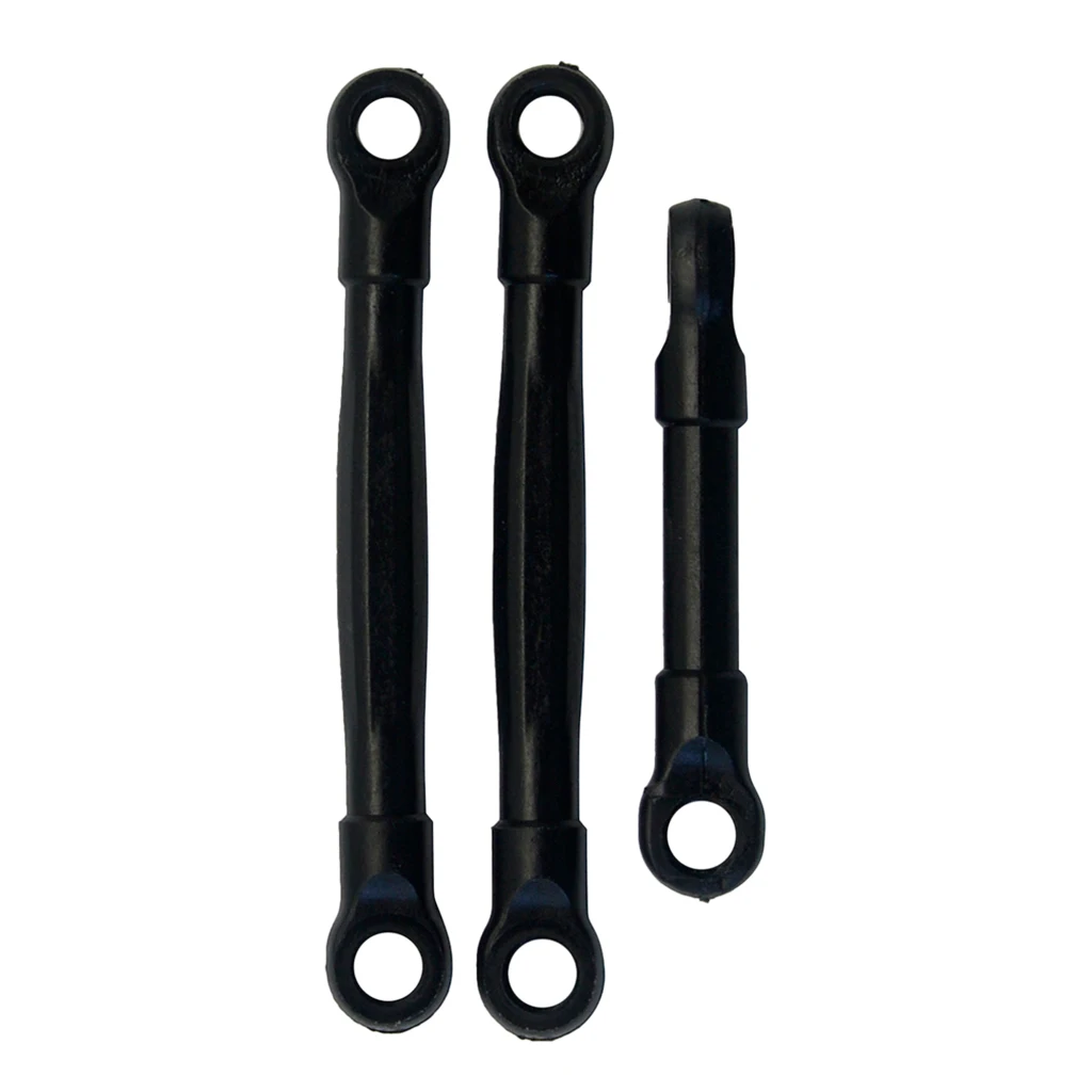 3Pcs 1/16 RC Car Linkages Rod For 9130/9136/9137 RC Model Spare Parts Black