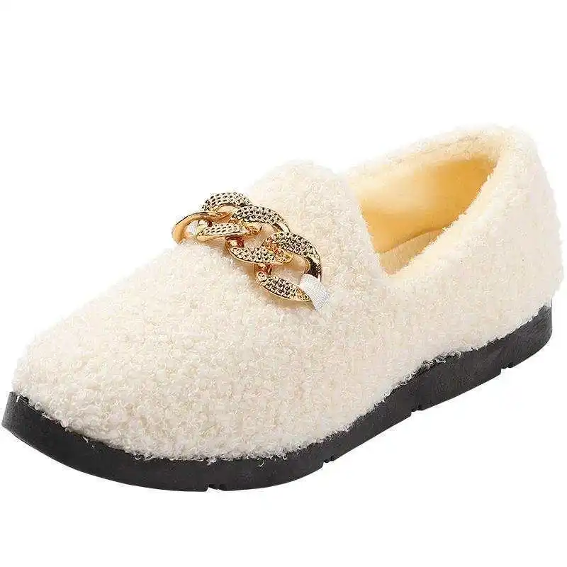 

Women's cotton shoes with velvet to keep warm in autumn and winter