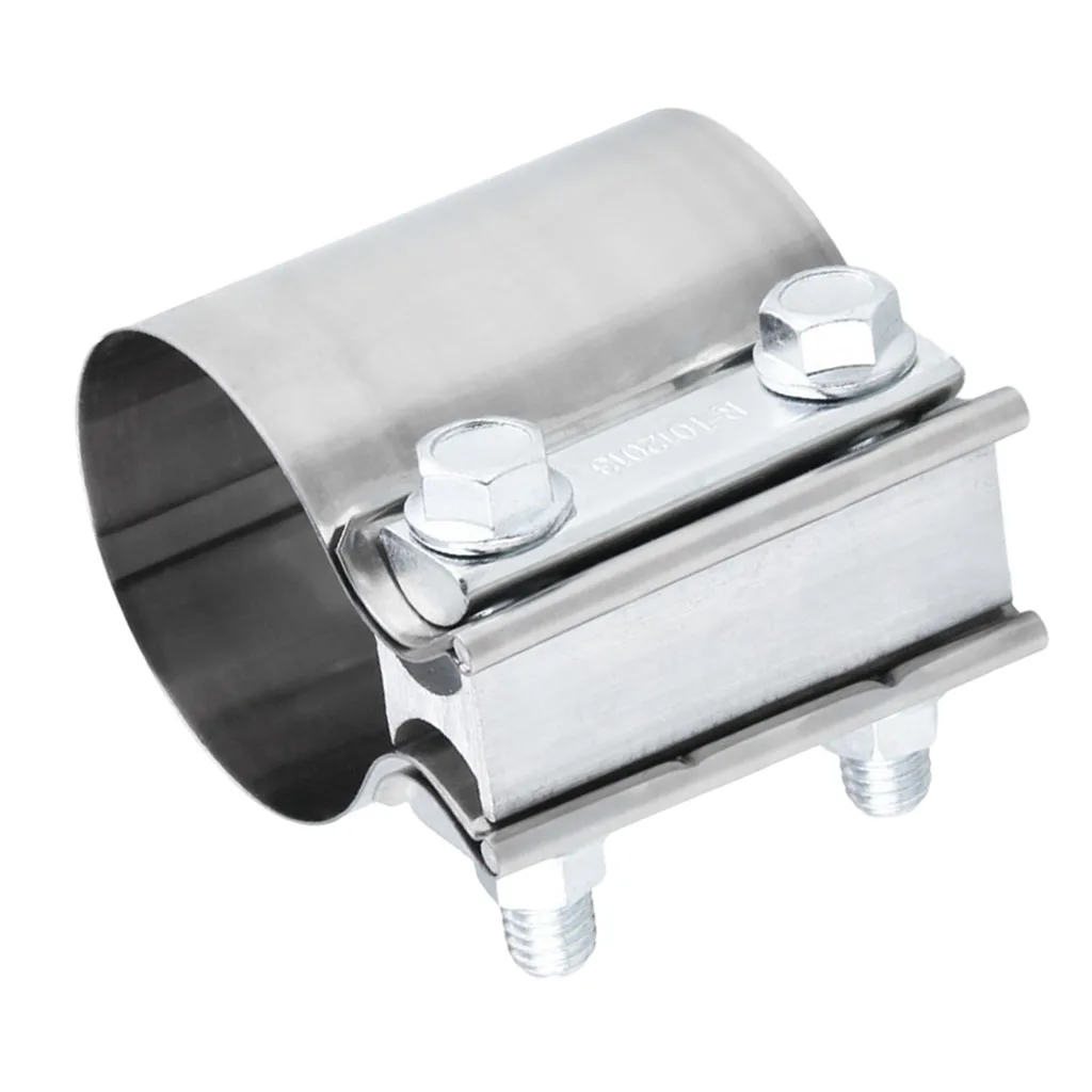 1pc 2.5inch Butt Joint Band Exhaust Clamp Sleeve Coupler Quick Release