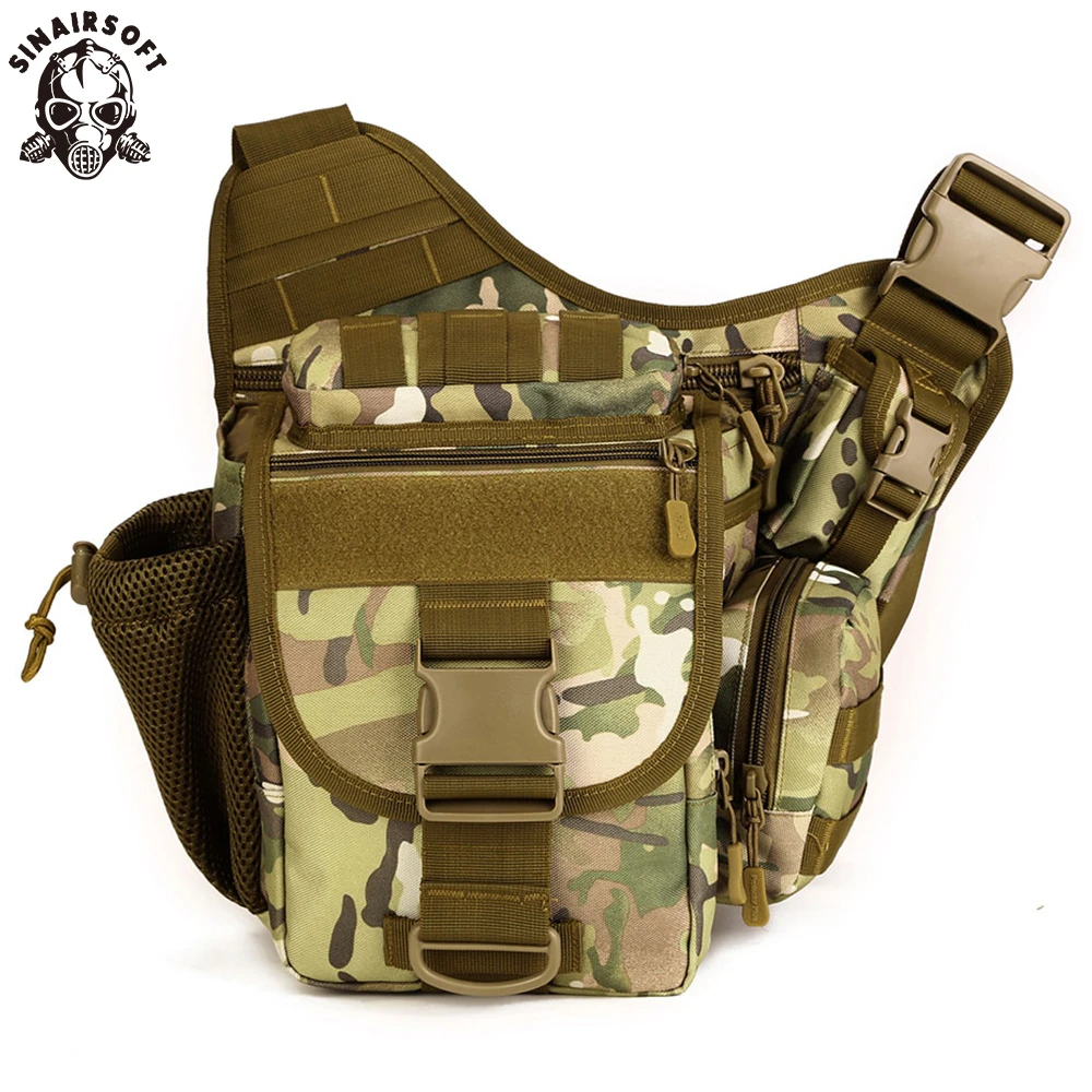 

SINAIRSPFT Outdoor Sport Tactical Messenger Bag Waterproof Canvas Tactical Military Saddle Bag Leisure Mountaineering Bag LY0093