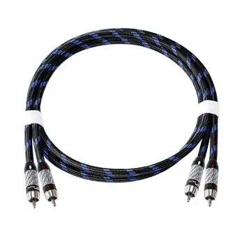 

ZY HiFi Cable ZY-020 HiFi Quality Cable 2RCA to 2RCA Male Cables 2-Channel Signal Audio Cable (Upgrated Version) Cord