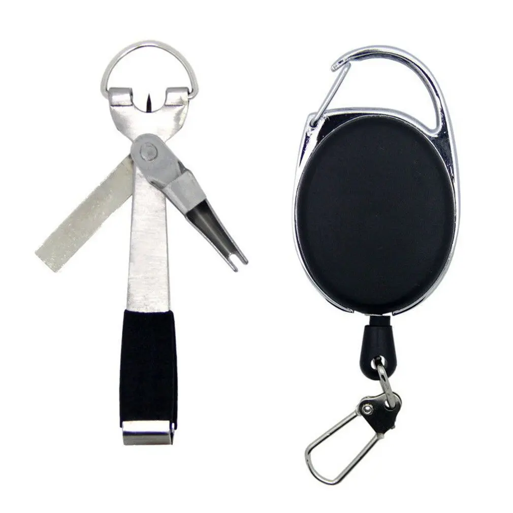 

Multifunctional Tweezers Portable Fishing Pliers Outdoor Fishing Unhooking Cutting Line Fast Knotting 4-in-1 Fishing Wire Cutter