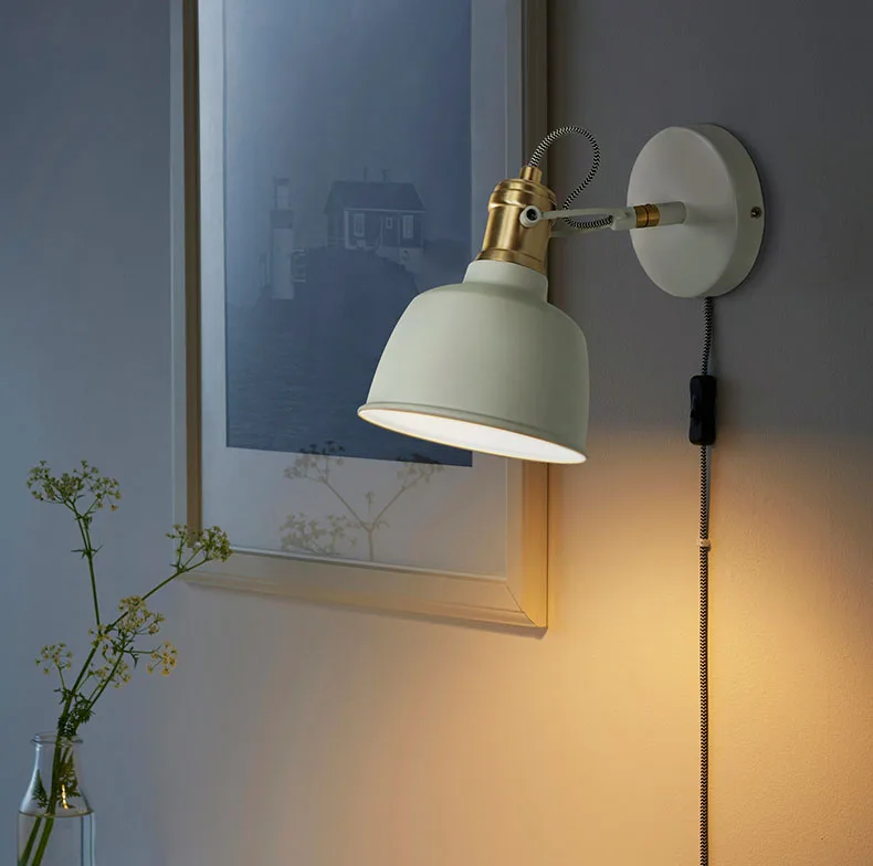Lustra lampa современный простой светодиодный настенный светильник скандинавские