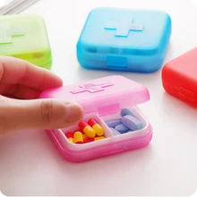 Joylife Портативный путешествия 4 сетки контейнер для таблеток Box Дело Контейнер мини Медицина Организатор