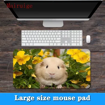 

Mairuige big promotion large size multi-size cute flowers in the Dutch pig pet pattern lock edge PC computer notebook mouse pad
