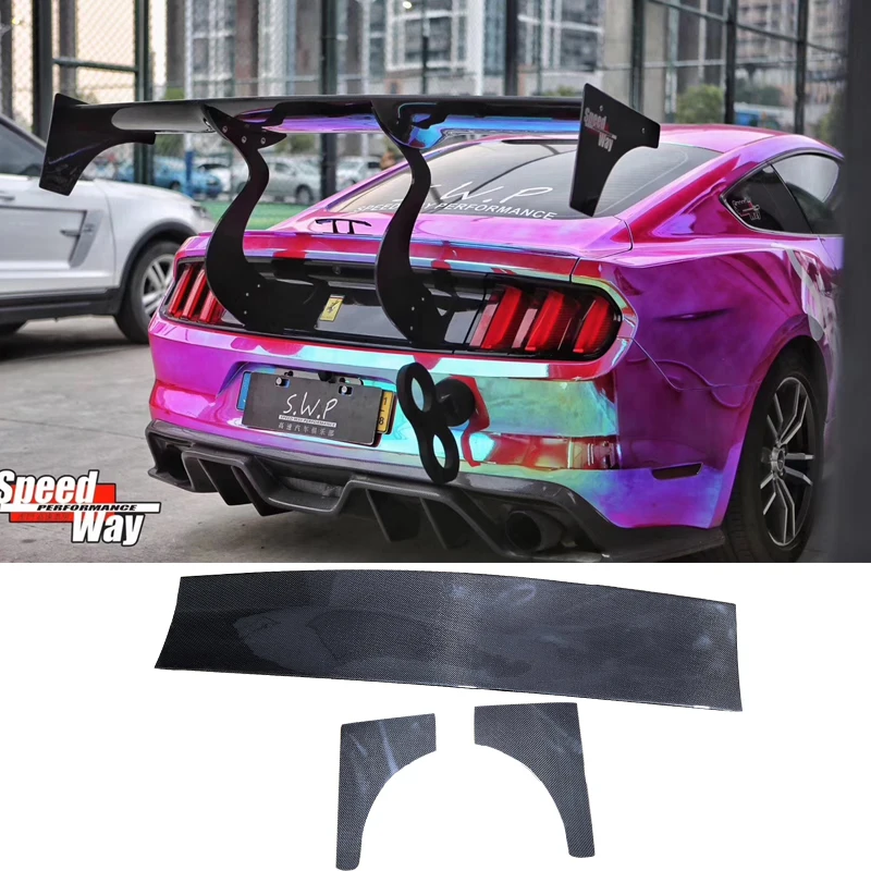 20152019 Mustang Rear Spoiler Gt Wing Rbt Style Frp /carbon Fiber Gt