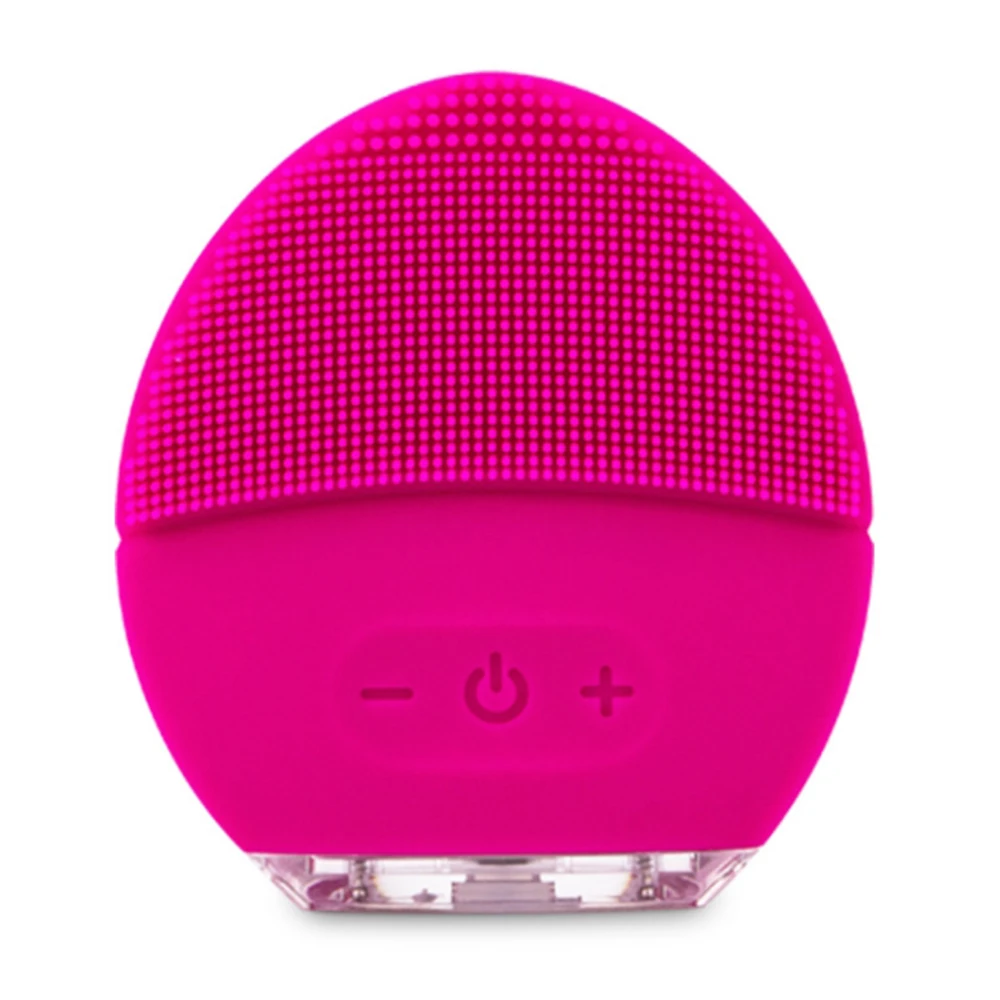 

Ultrasonic Electric Facial Cleansing Brush Washing Brush Vibration Skin Pore Cleaner Massage Deep Pore Cleaning USB Rechargeable