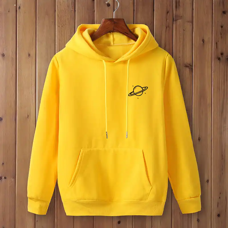 yellow saturn hoodie