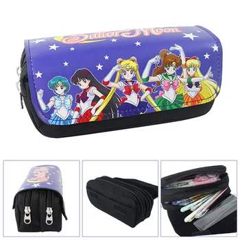 

Cartoon Anime Case Sailor Moon Pencil Case Pen Bag Women Zipper Make Up Bag Cosplay Handbag Pencilcase