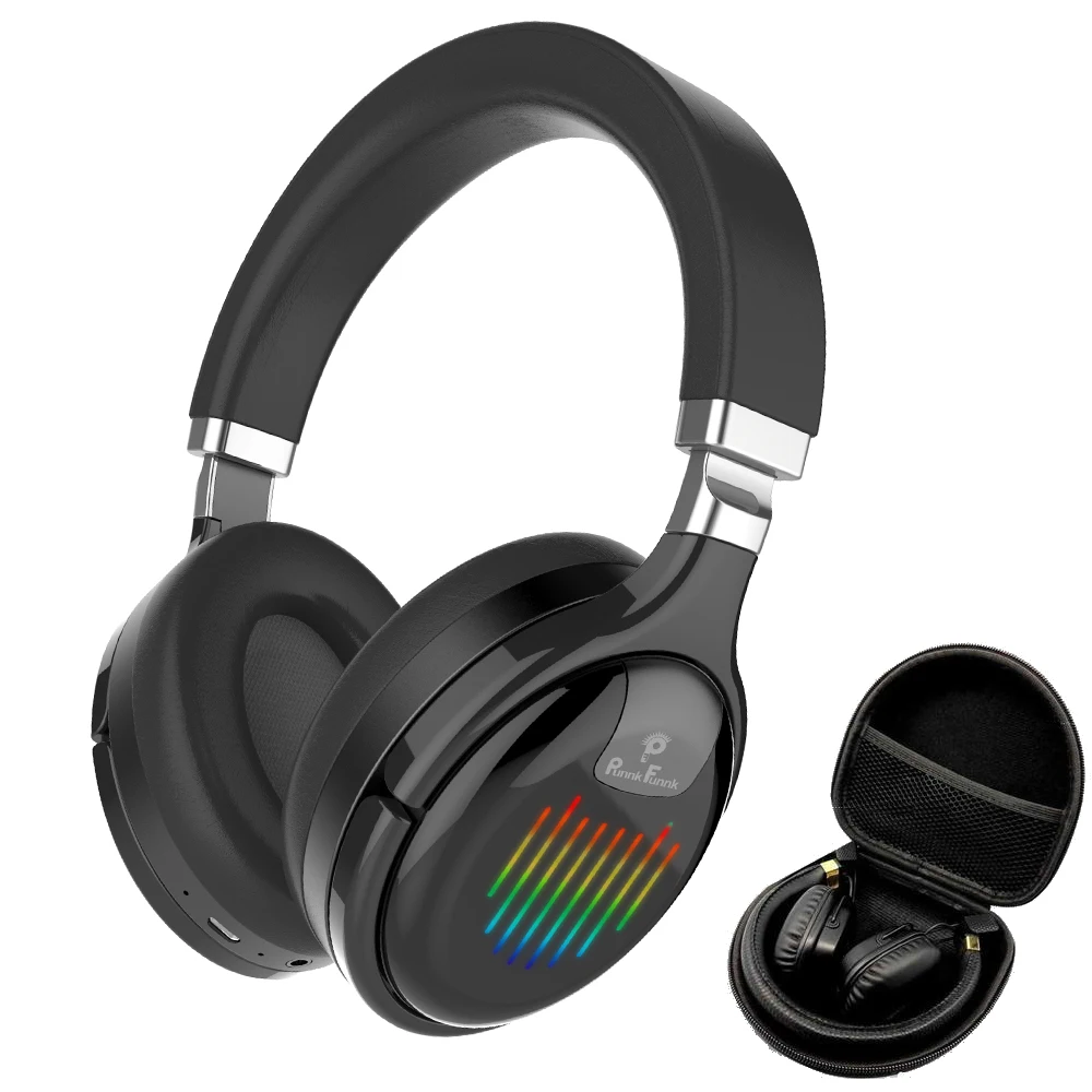 Bluetooth Headphones Active Noise Cancelling Wireless & Wired Headset With Mic Deep Bass Stereo Sound Earphone For mobile PC