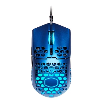 شراءماوس ألعاب Cooler Master MM711 أزرق 60G خفيف الوزن على شكل قرص العسل 16000 ديسيبل متوحد الخواص قابل للتعديل PixArt PMW 3389 مريح الفئران RGB
