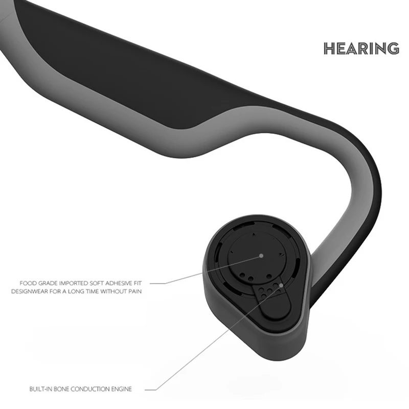 Bluetooth 5,0 S. Носить беспроводные наушники костной проводимости наушники Открытый Спорт Наушники с микрофоном