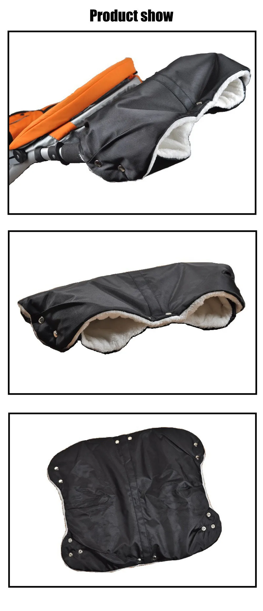 Chunky Waterproof Stroller Warmer Gloves