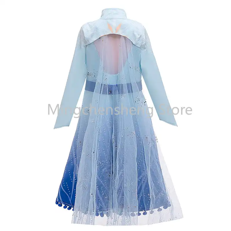 Frozen 2 Cosplay Costume Elsa Princess Cosplay Costume Dress Full Set Coat Dress Pants For Kids Girls Dress Cosplay Girls Costumes Aliexpress