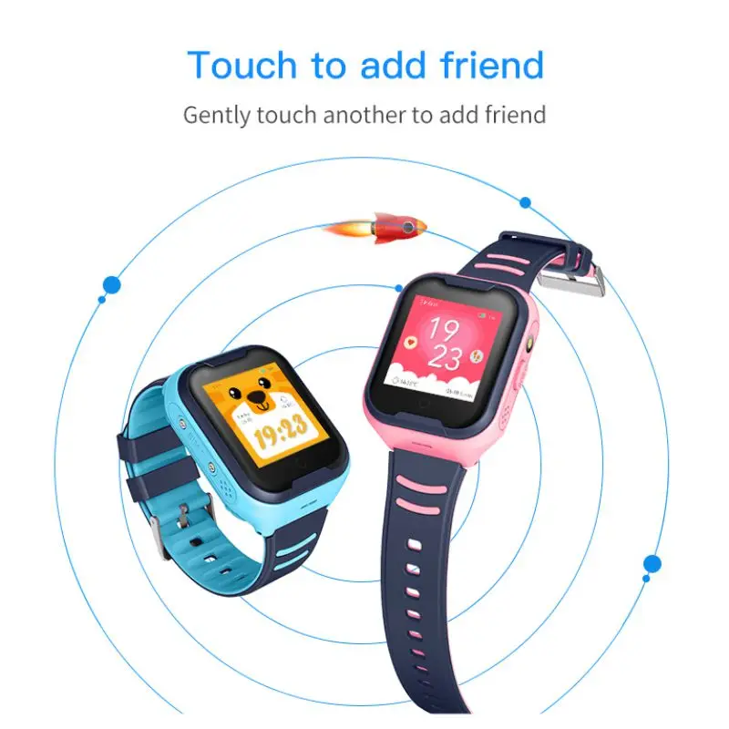 4G Net Smart Watch for Children with GPS Touch Screen SOS SIM Phone Call Waterproof Children 2