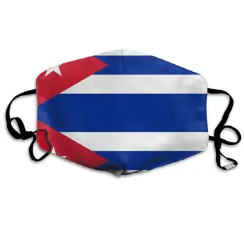 

Face Cloths Anti-Dust Mouth Cover Popular Flag Of Cuba Washable And Reusable Cloth Warm Windproof For Women Men Boys Girls Kids
