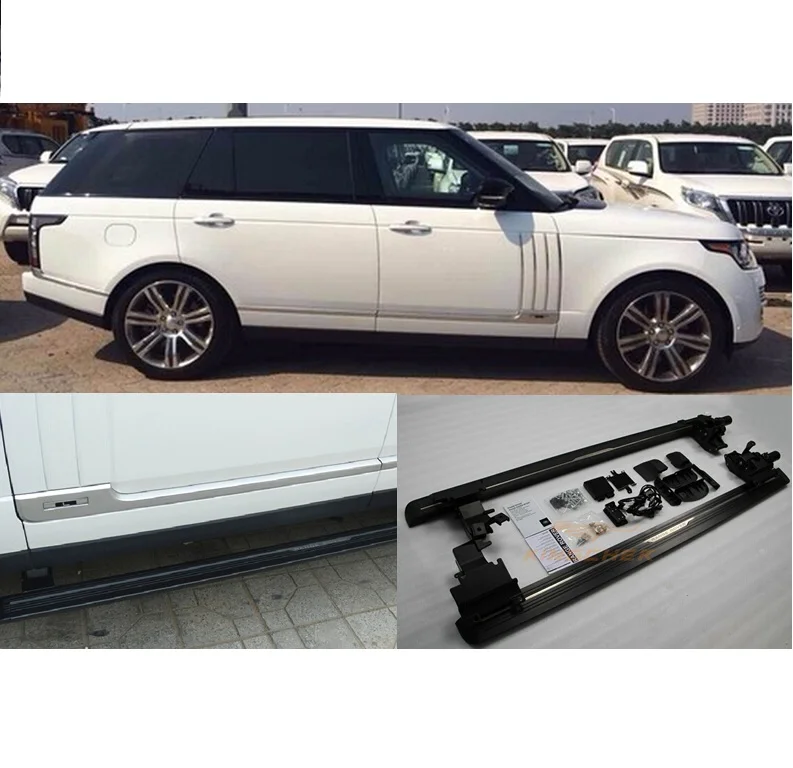 Алюминий для Land Rover Range Rover 2013 электрическая подножка POWER side step deployable Nerf bar