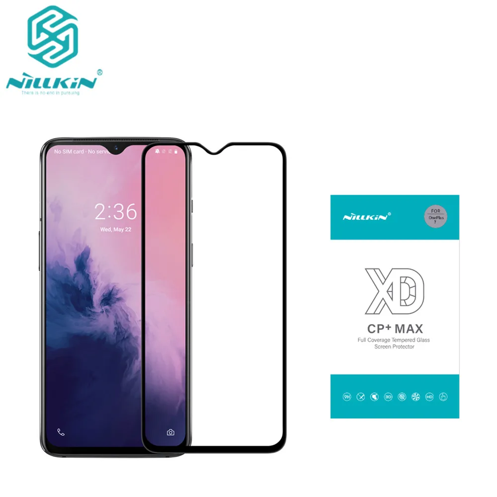 

full cover safety glass for Oneplus 7 Nillkin XD CP+ Max Tempered Glass Screen Protector protective film