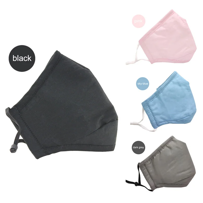 

2pcs/set Anti Pollution PM2.5 Mask Washable Reusable Muffle Face Mouth Mask Flu Dust exhaust Filter Respirator Masks