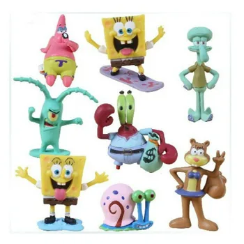 

Hand-made Model Decoration Value 8 Sponge Baby Cartoon Q Version Cute Octopus Brother Fish Tank Decorations Aquarium Accessories