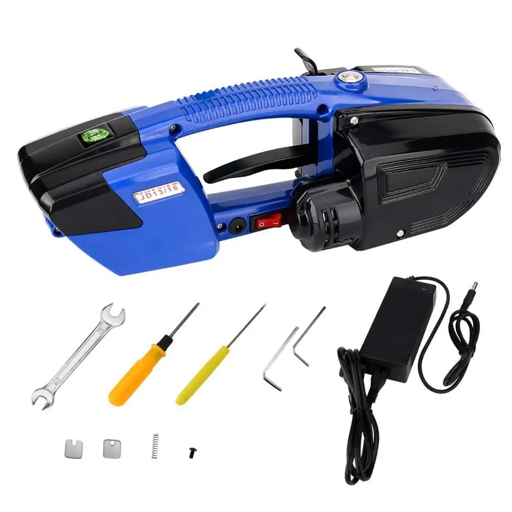  Electric Strapping Machine for PP/PET Strapping Tool Portable Belt Banding Machine1/2 to 5/8 Inch W