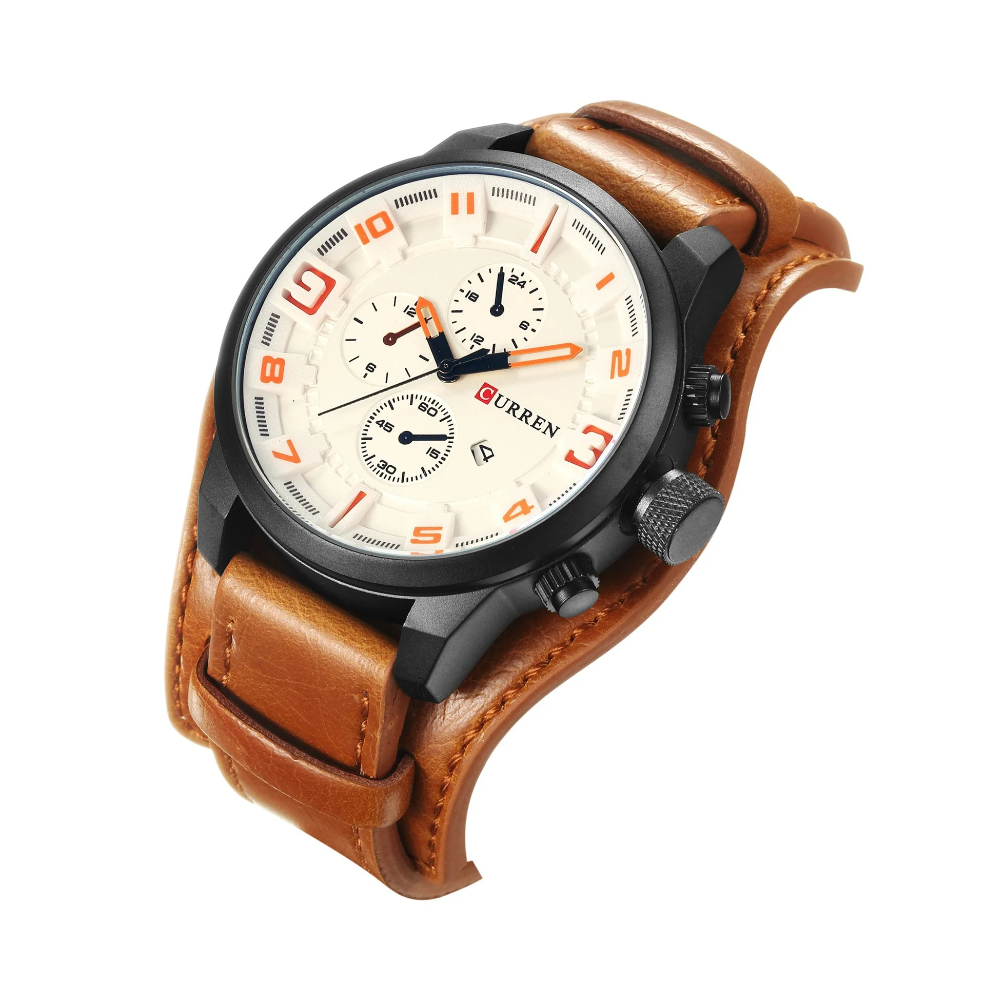 

Curren Karui En 8225 MEN'S Watch Hot Selling Watch MEN'S Quartz Watch Waterproof Calendar Watch