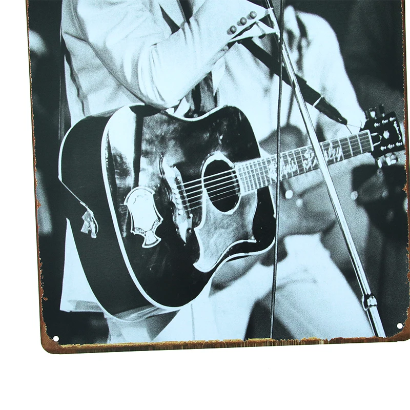 DLKKLB винтажное украшение рок певец Элвиса Пресли рисунок металлик табличка Металлический Знак Плакат Бар Клуб казино стикер на стену