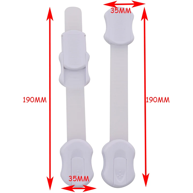 TUSUNNY 6 Pcs Wholesale Popular Safety Lock Child Baby, Adjustable Door Baby Safety Cabinet Locks