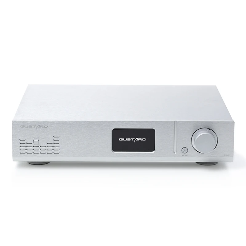 GUSTARD P26 полностью сбалансированный предусилитель LM49860 HIFI Предварительный усилитель аудио усилитель - Цвет: Серебристый