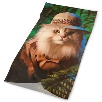 

SHINYWEET Safari Cat Cute Funny Kittens Animal Art Outdoors & Daily Headwear - 16 Ways to Wear Headband/Neck