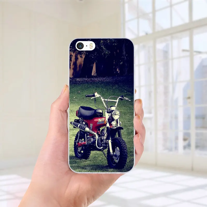 Мягкие силиконовые чехлы из ТПУ для телефонов iPhone X XR XS Max 8 7 6S 6 Plus 5 5S SE 5C 4S 4 Shell классический мотоцикл дизайн