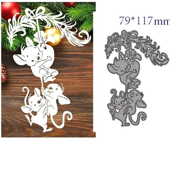 

Lngclown Animal Mouse Metal Cutting Die Stencil Template for Scrapbooking Paper Album Card Decor Die Cut