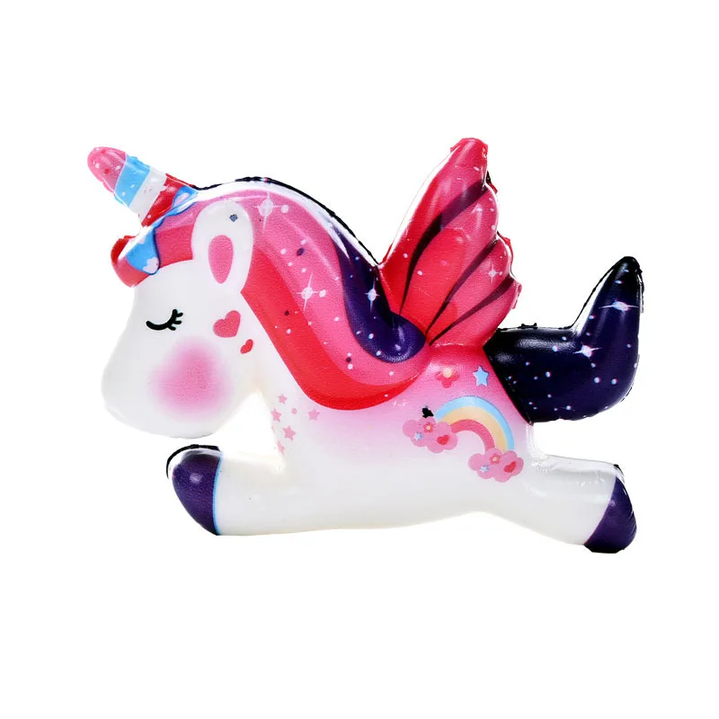 TOBEFU Pegasus Единорог Мягкий PU Мягкий медленно поднимающийся ароматизированный хлеб Squeeze игрушки Моделирование Ремесло Декор Детский подарок - Цвет: Style 2