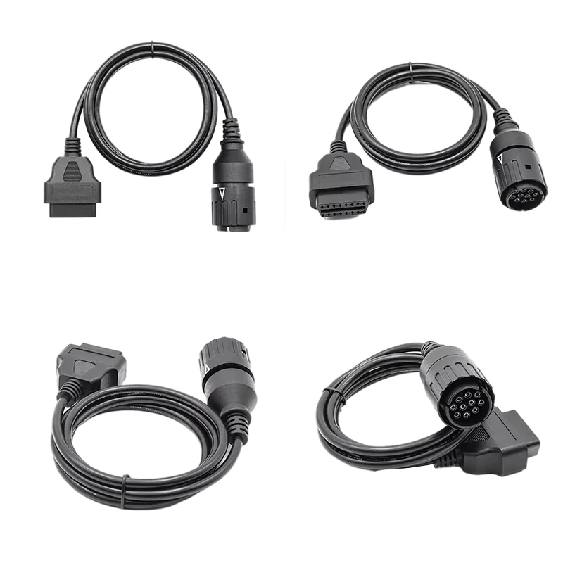 For BMW Motorcycles 10Pin To 16Pin OBD2 Connector Scooter Cables For BMW 10 Pin OBDII Diagnostic Cable Adapter For Motobikes car inspection equipment