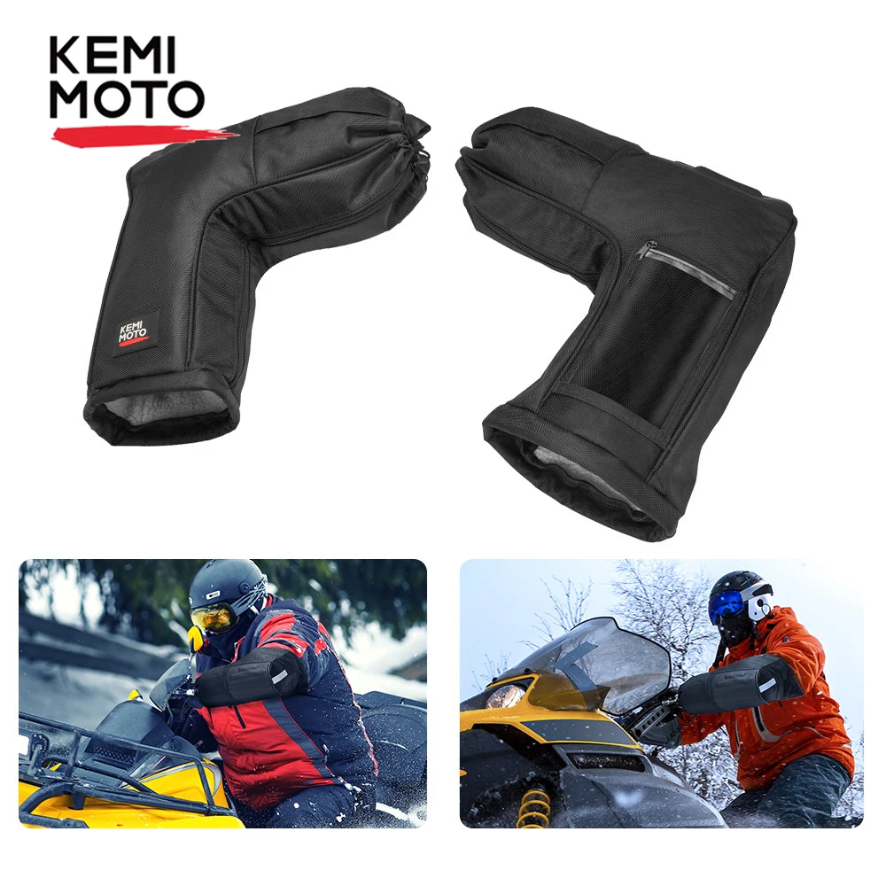 Atv Motorcycle Handlebar Mitts Gloves Grip For Yamaha Touring Adventure