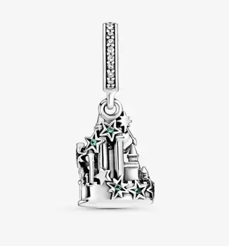 

2020 New Original 925 Sterling Silver Beads Magic Castle Charm Fit Bracelet Bangle DIY Women Jewelry