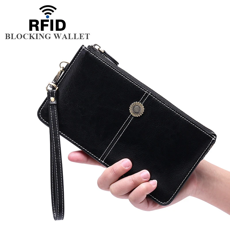 Zency Bolso de mano pequeño de tendencia para mujer, cartera de mano de cuero Real con solapa, cordón de bolsa con cierre, Bolsa De Calidad, 2022|Carteras| - AliExpress