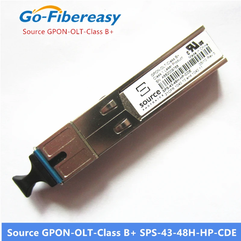 Источник GPON-OLT-Class B + SPS-43-48H-HP-CDE SFP трансивер SC разъем совместим с Huwei и ZTE GPON карты