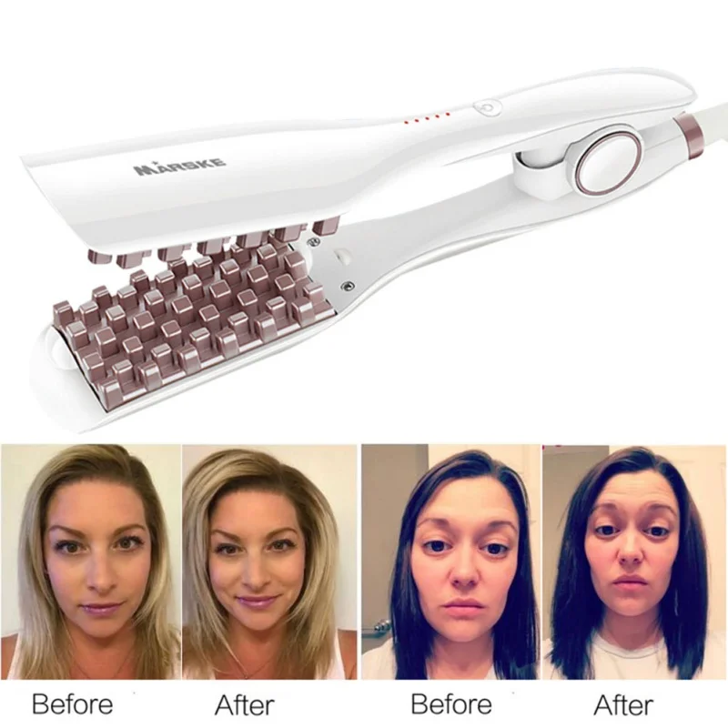 

Curling Irons For Women Or Men Corn Splint Plaid Roll New Hairstyle Fluffy Dual-purpose Splint Curling Irons US/EU Plug