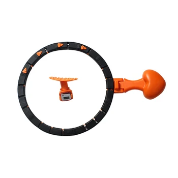 

Hot Auto-Spin Hoop Smart Counting Loop with Adjustable Waistband Foldable Weight Hammer for Exercise PLD