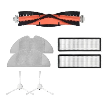

7Pcs New Main Brush Hepa Filter Side Brush Mop Cloth Cleaning Tool Kit for Dreame F9 Vacuum Cleaner Accessories