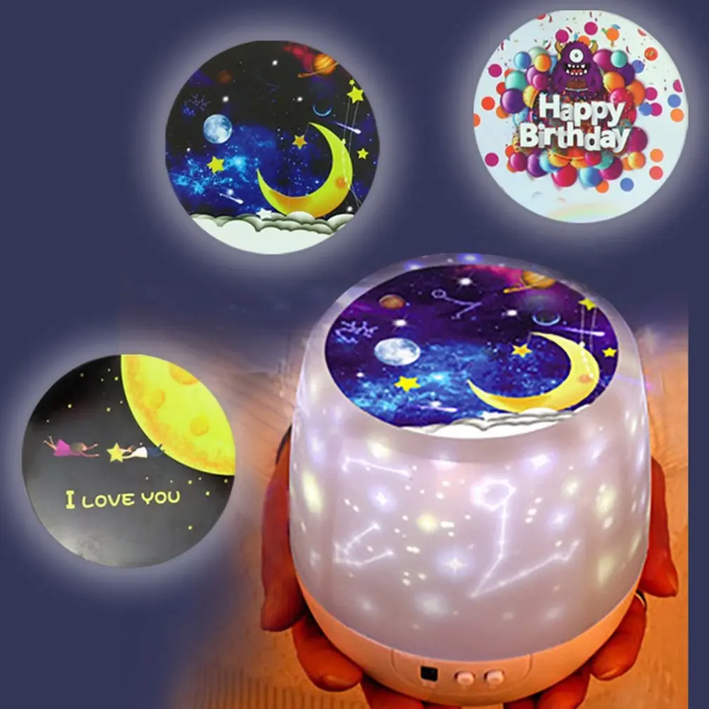 

Starry Sky Night Light Planet Magic Projector Earth Universe LED Lamp Colorful Rotate Flashing Star Kids Baby Christmas Gift