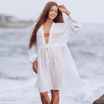 

Cape On The Beach Plus Size Cover Up Woman Women's Clothing For Chiffon Knit Spell Lace Upper Garment Acetate Animal