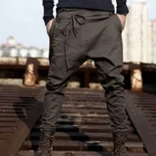 European and American trendy young men's pants, all kinds of leggings, leggings, men's pants, lace up, loose casual pants, Leggi
