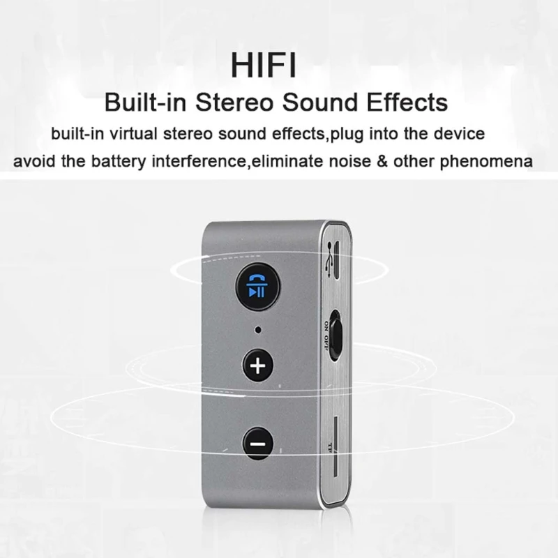 Беспроводной 3,5 мм Bluetooth аудио приемник TF MP3 плеер для автомобиля динамик наушники